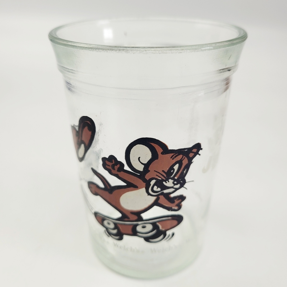 Vintage 1990 Tom & Jerry Welch's Glass Jar